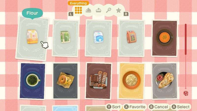 Madlavningsopskrifter i Animal Crossing: New Horizons