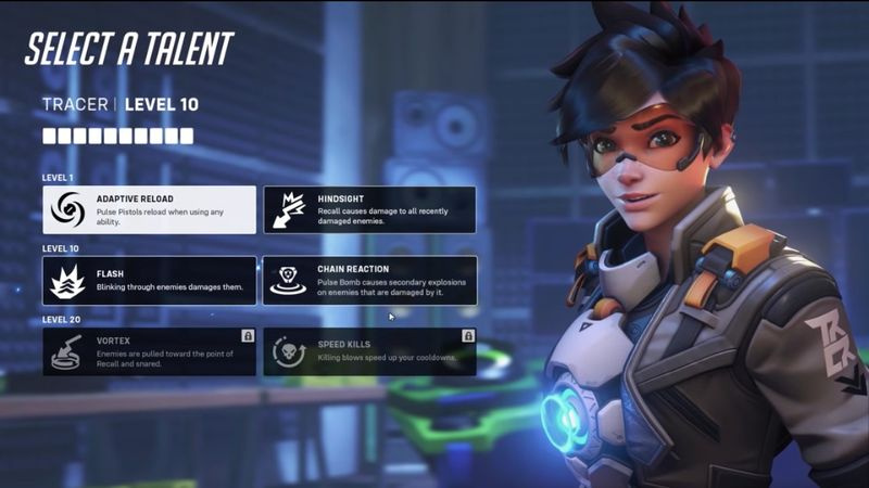 Tracer Skill Tree Overwatch 2