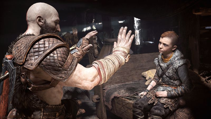 Kratos og Atreus i God of War