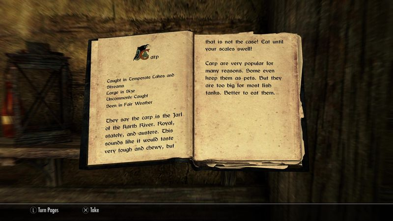 Skyrim jubileumeditie vissen