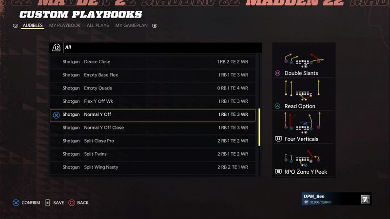 Madden 22 Playbooks
