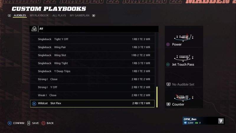 Madden 22 Playbooks