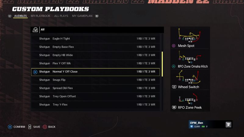 Madden 22 Playbooks