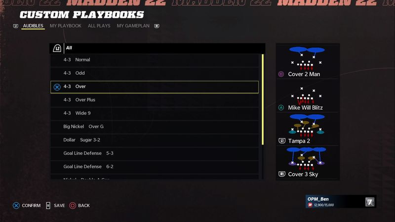 Madden 22 Playbooks