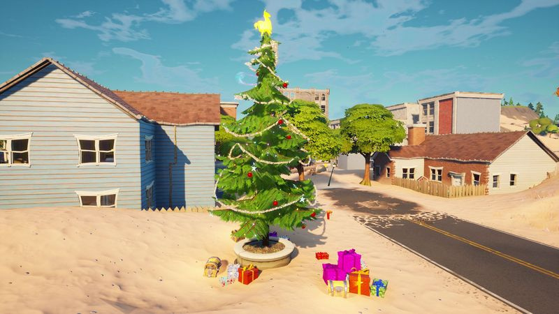 Fortnite Holiday Trees -sijainnit