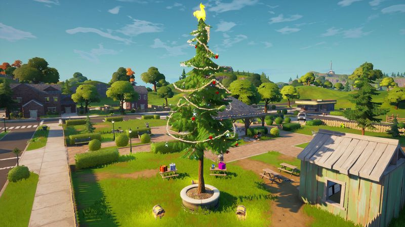 Fortnite Holiday Trees -sijainnit