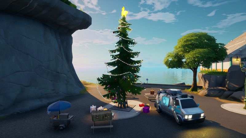 Fortnite Holiday Trees -sijainnit