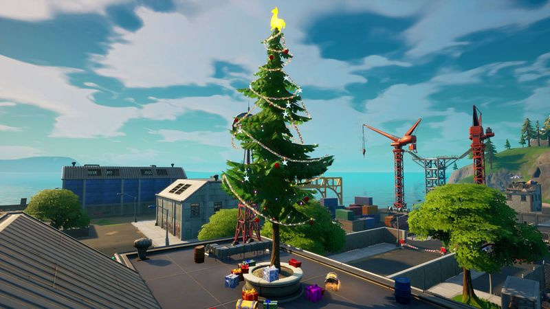 Fortnite Holiday Trees -sijainnit