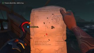 Sea of ​​Thieves förlorade försändelser resa