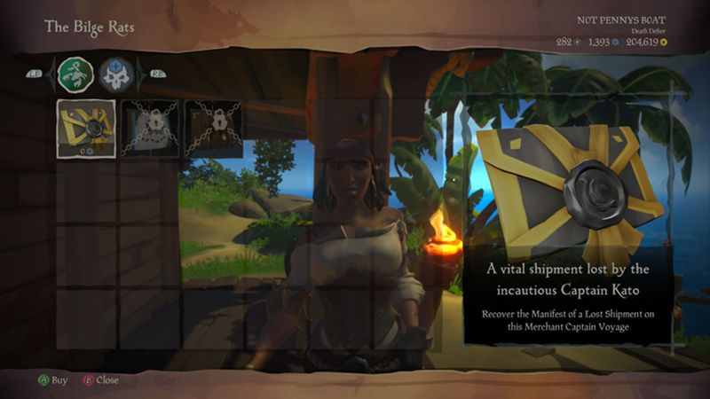 Sea of Thieves förlorade försändelser resa