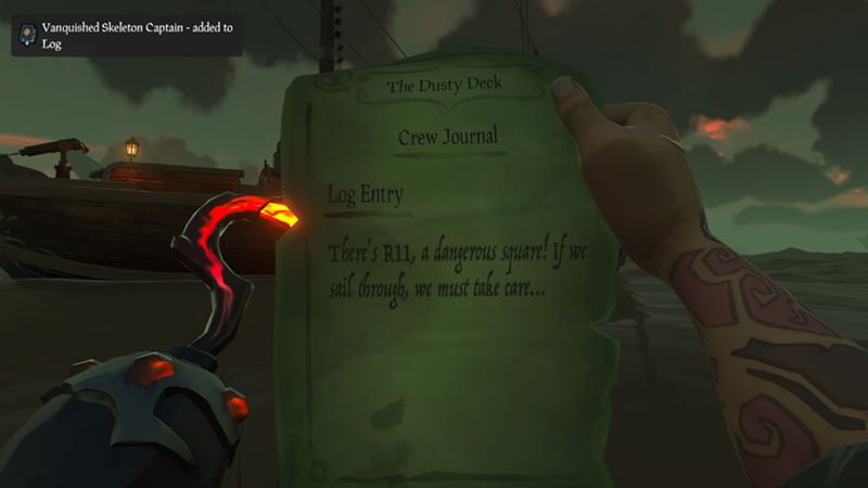Sea of Thieves förlorade försändelser resa