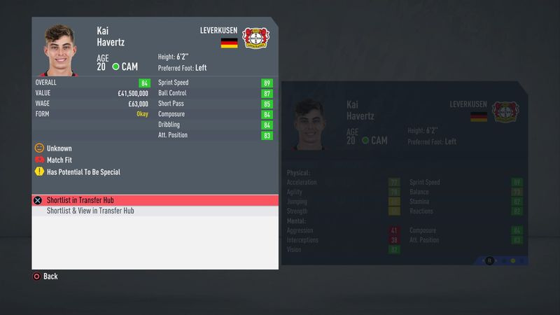 FIFA 20 beste jonge middenvelders: Kai Havertz