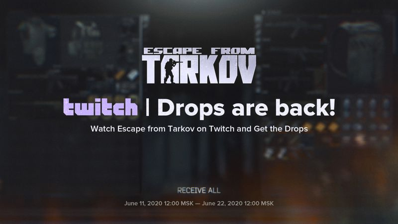 Fly från Tarkov Twitch-droppar