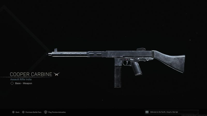 Warzone Cooper Carbine-uitrusting