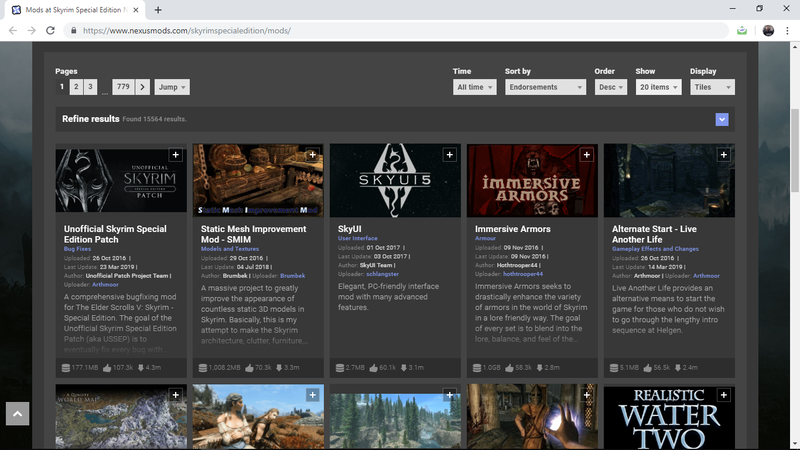 Sådan installeres Skyrim-mods på pc