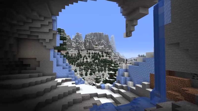 Minecraft Caves and Cliffs osa 2 päivittää jäävuoren ja luolan