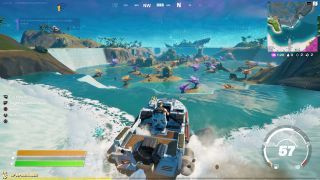 Fortnite Coral Cove basiskamp golf onopvallende shack