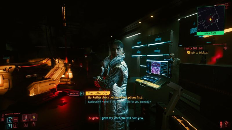 Cyberpunk 2077 Brigitte chip