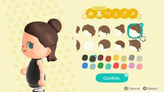 Animal Crossing: New Horizons acconciature Harriet