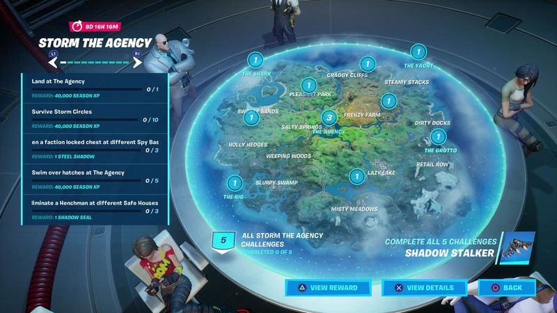 Fortnite Storm Virasto haastaa