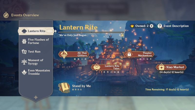 Genshin Impact Lantern Rite -festivaali