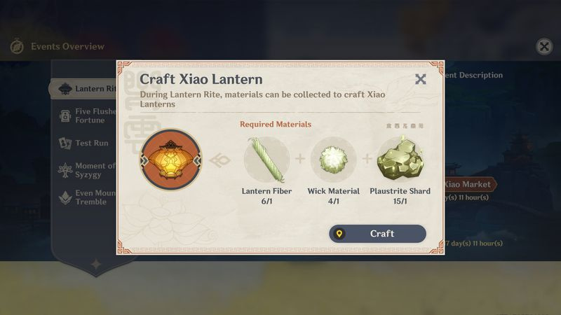 Genshin Impact Lantern Rite -festivaali