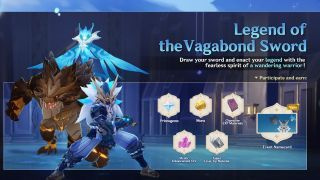 Genshin Impact Legend of the Vagabond Sword-evenemang