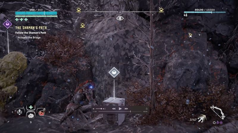 Horizon Zero Dawn: Frozen Wildsin pigmenttipaikat