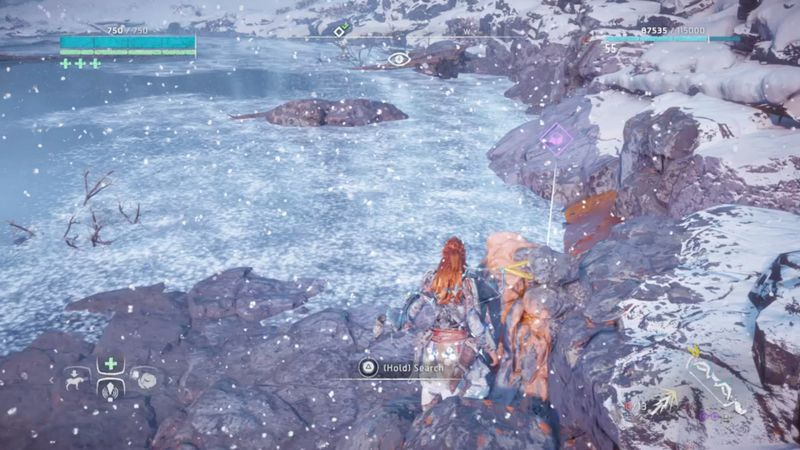 Horizon Zero Dawn: Frozen Wildsin pigmenttipaikat