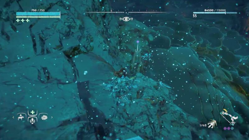 Horizon Zero Dawn: Frozen Wildsin pigmenttipaikat