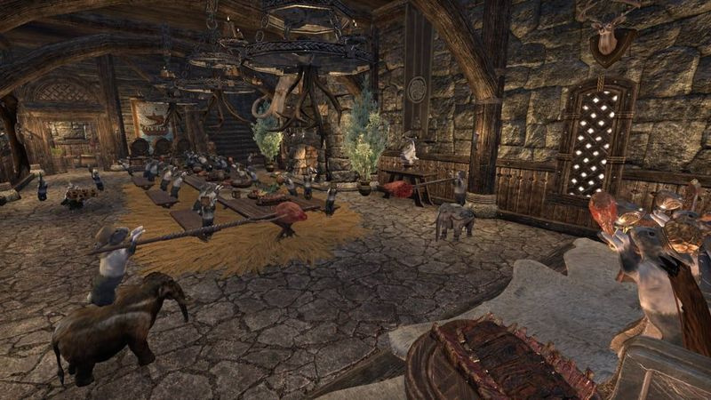 Farming bankettsal, av