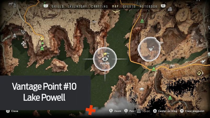 Horizon Zero Dawn Vantage Points 10 - Lake Powell