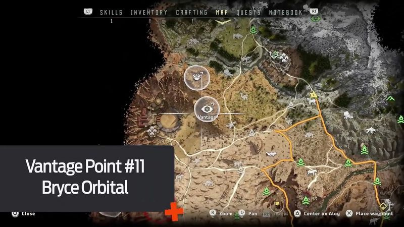Horizon Zero Dawn Vantage Points 11 - Bryce Orbital
