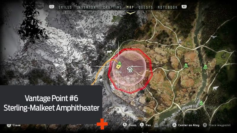 Horizon Zero Dawn Vantage Points 6 - Sterling-Malkeet Amphitheater