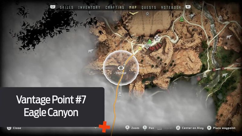 Horizon Zero Dawn Vantage Points 7 - Eagle Canyon