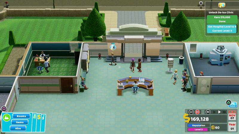 Two Point Hospital pause tips