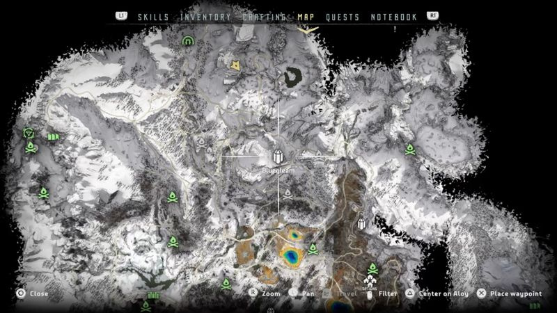 Horizon Zero Dawn: Frozen Wilds bluegleam