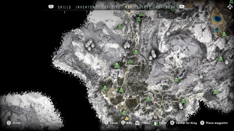 Horizon Zero Dawn: Frozen Wilds bluegleam
