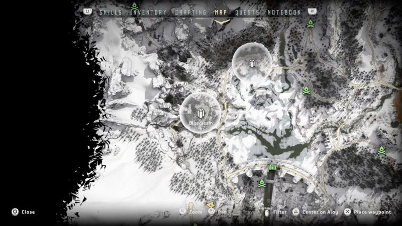 Horizon Zero Dawn: Frozen Wilds bluegleam