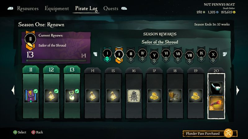 Sea of Thieves Renown