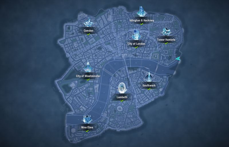 Mappa di Watch Dogs Legion