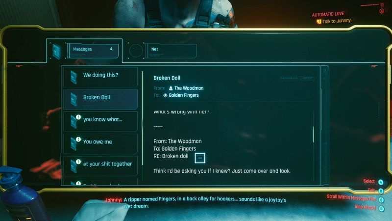 Cyberpunk 2077 boscaiolo