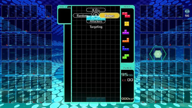 Tetris 99 opzioni di attacco