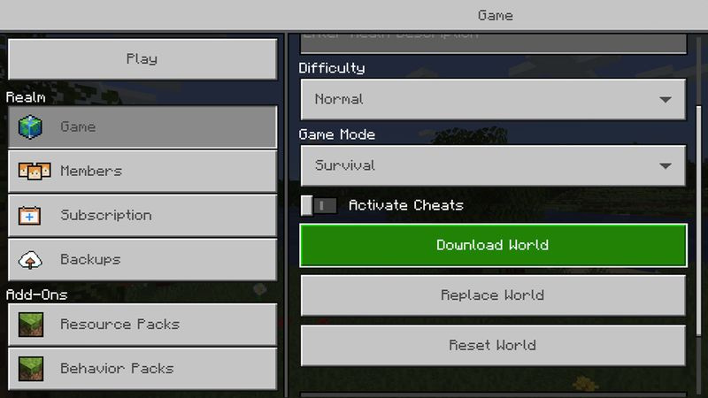 Minecraft Realms