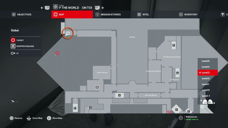 Hitman 3 eksplosive golfbold placering
