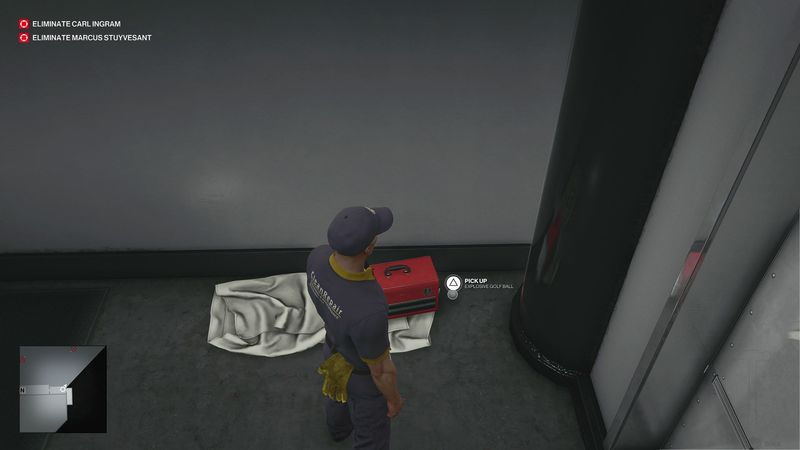 Hitman 3 eksplosive golfbold placering