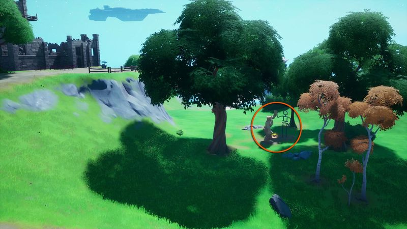 Fortnite Friendship -monumentin sijainti