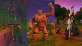 Fortnite Dance at the Pipeman, the Hayman och Timber Tent