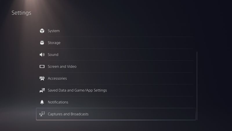 Come modificare il formato video di acquisizione PS5