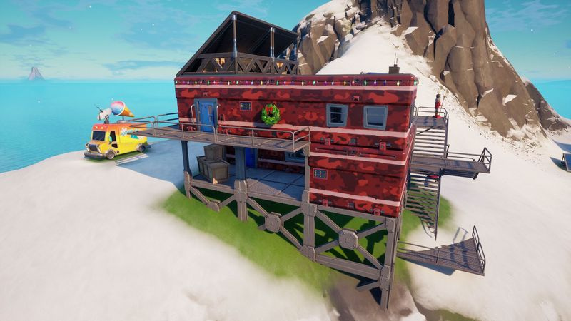 Fortnite Snowmando Outposts platser